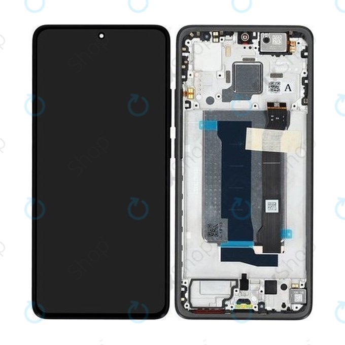 Xiaomi Poco X7 Pro 2412DPC0AG - LCD zaslon + zaslon osjetljiv na dodir + okvir (Black) - 56000300O1000 Genuine Service Pack