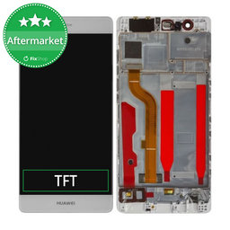 Huawei P9 - LCD zaslon + zaslon osjetljiv na dodir + okvir (White) TFT