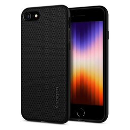 Spigen - Torbica Liquid Air za iPhone 7, 8, SE 2020 & SE 2022, crno