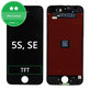Zaslon za iPhone 5S, SE, Black, Dodirni ekran s okvirom