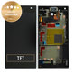 Sony Xperia Z5 Compact E5803 - LCD zaslon + zaslon osjetljiv na dodir + okvir (crni) - 1297-3728 Originalni servisni paket