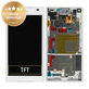 Sony Xperia Z5 Compact E5803 - LCD zaslon + zaslon osjetljiv na dodir + okvir (bijeli) - 1297-3732 Originalni servisni paket