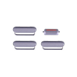Apple iPhone 6S - Set bočnih gumba - Uključivanje + glasnoća + isključivanje zvuka (Space Gray)