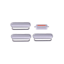 Apple iPhone 6S - Set bočnih gumba - Uključivanje + glasnoća + isključivanje zvuka (srebrni)