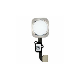 Apple iPhone 6, 6 Plus - Tipka Home + fleksibilni kabel (srebrni)