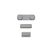 Apple iPhone 5S - Set bočnih gumba - Uključivanje + glasnoća + isključivanje zvuka (Space Gray)