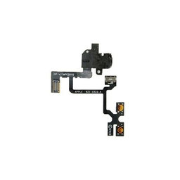 Apple iPhone 4 - Flex kabel s tipkom za glasnoću (crni)