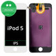 Apple iPod Touch (5. generacija, 6. generacija, 7. generacija) - LCD zaslon + zaslon osjetljiv na dodir + okvir (bijeli)