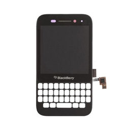 Blackberry Q5 - LCD zaslon + zaslon osjetljiv na dodir + okvir (crni)