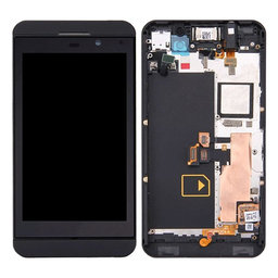 Blackberry Z10 - LCD zaslon + zaslon osjetljiv na dodir + okvir 4G (Black) TFT