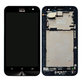 Asus ZenFone 2 Laser ZE500KL - LCD zaslon + zaslon osjetljiv na dodir + okvir (crni) - 90AZ00E0-R20010 Originalni servisni paket