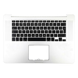 Apple MacBook Pro 15" Retina A1398 (kasno 2013. - Sredina 2014.) - Gornji okvir tipkovnice + tipkovnica UK