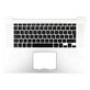 Apple MacBook Pro 15" Retina A1398 (kasno 2013. - Sredina 2014.) - Gornji okvir tipkovnice + tipkovnica UK