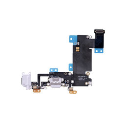 Apple iPhone 6S Plus - Konektor za punjenje + savitljivi kabel (bijeli)