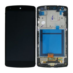 LG Nexus 5 D821 - LCD zaslon + zaslon osjetljiv na dodir + okvir (Black) TFT