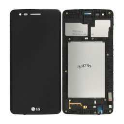 LG K8 M200N (2017) - LCD zaslon + zaslon osjetljiv na dodir + okvir (crni) - ACQ89343103 Originalni servisni paket