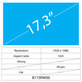 17.3 LCD Fat Glossy 40 pin Full HD
