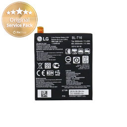 LG G Flex 2 H955 - Baterija BL-T16 2920mAh - EAC62718201 Originalni servisni paket