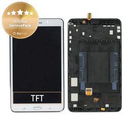 Samsung Galaxy Tab 4 7.0 T230 - LCD zaslon + zaslon osjetljiv na dodir + okvir (bijeli) - GH97-15864B Originalni servisni paket