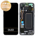 Samsung Galaxy S8 G950F - LCD zaslon + zaslon osjetljiv na dodir + okvir (ponoćno crna) - GH97-20457A, GH97-20473A, GH97-20458A, GH97-20629A Originalni servisni paket