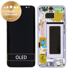 Samsung Galaxy S8 G950F - LCD zaslon + zaslon osjetljiv na dodir + okvir (bordo crvena) - GH97-20457C, GH97-20473C, GH97-20458C, GH97-20629C originalni servisni paket