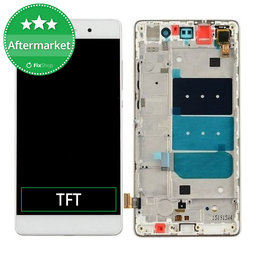 Huawei P8 Lite - LCD zaslon + zaslon osjetljiv na dodir + okvir (White) TFT