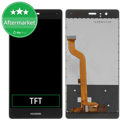 Huawei P9 - LCD zaslon + zaslon osjetljiv na dodir (Black) TFT