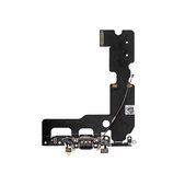 Apple iPhone 7 Plus - Konektor za punjenje + savitljivi kabel (crni)