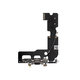 Apple iPhone 7 Plus - Konektor za punjenje + savitljivi kabel (crni)