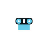 LG G6 H870 - Ljepilo ispod Stakla Stražnje Kamere - MJN70094201 Genuine Service Pack