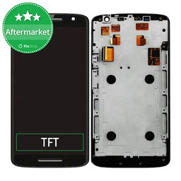 Motorola Moto X Play XT1562 - LCD zaslon + zaslon osjetljiv na dodir + okvir (Black) TFT