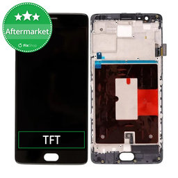 OnePlus 3 - LCD zaslon + zaslon osjetljiv na dodir + okvir (Black) TFT