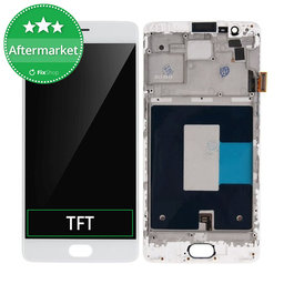 OnePlus 3 - LCD zaslon + zaslon osjetljiv na dodir + okvir (White) TFT