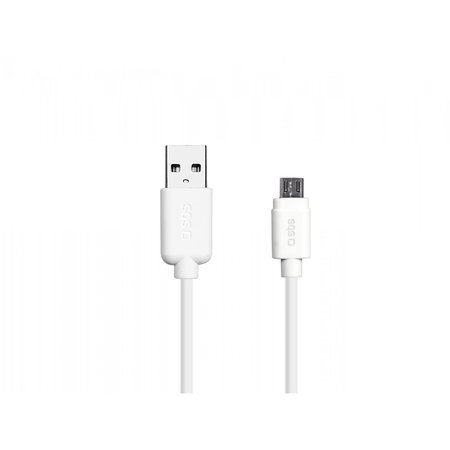 SBS - Micro-USB / USB kabel (1m), bijeli