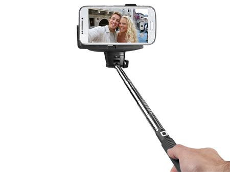 SBS - Brezžična selfie palica, črna