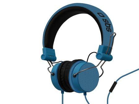 SBS - Headset Studio Mix - Slušalice s mikrofonom, plave