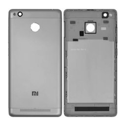 Xiaomi Redmi 3 Pro, 3S - Poklopac baterije (sivo)