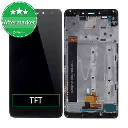 Xiaomi Redmi Note 4 (Mediatek) - LCD zaslon + zaslon osjetljiv na dodir + okvir (Black) TFT