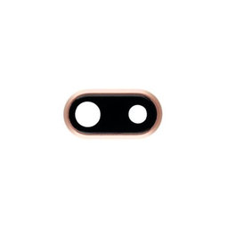 Apple iPhone 8 Plus - Leća stražnje kamere + okvir (zlatni)