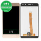 Huawei Y6 (2017) - LCD zaslon + zaslon osjetljiv na dodir (Gold) TFT