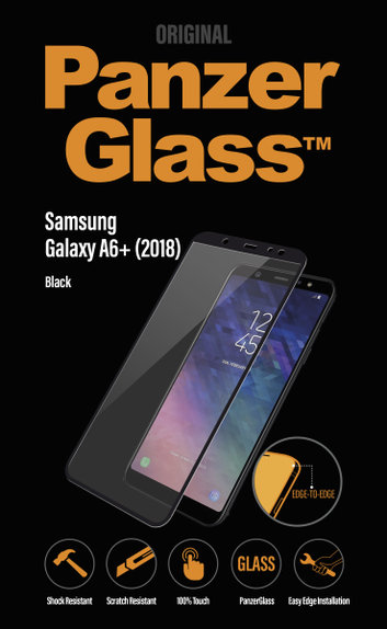 PanzerGlass - Kaljeno Staklo za Samsung Galaxy A6+ (2018) crno