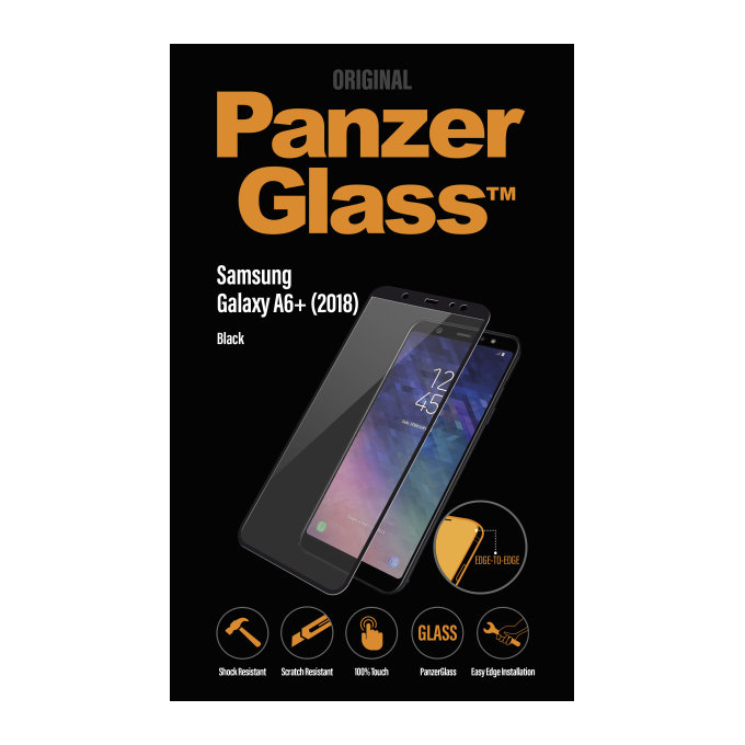 PanzerGlass - Kaljeno Staklo za Samsung Galaxy A6+ (2018) crno