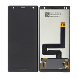 Sony Xperia XZ2 - LCD zaslon + zaslon osjetljiv na dodir (crni) - 1313-1155 Originalni servisni paket