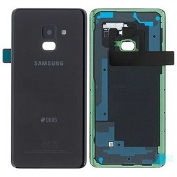 Samsung Galaxy A8 A530F (2018) - Poklopac baterije (crni) - GH82-15557A Originalni servisni paket