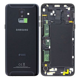 Samsung Galaxy A6 Plus (2018) - Poklopac baterije (crni) - GH82-16431A Originalni servisni paket