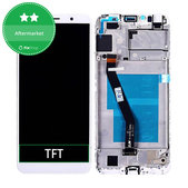 Huawei Y6 Prime (2018) - LCD zaslon + zaslon osjetljiv na dodir + okvir (White) TFT