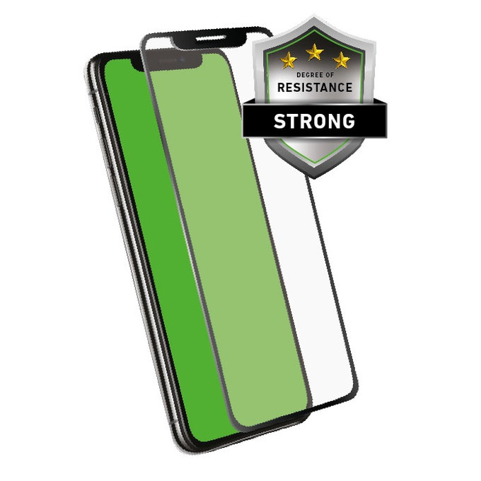 SBS - Tempered Glass 4D Full Glass za iPhone XR & 11, crna