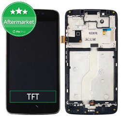 Motorola Moto G5 XT1676 - LCD zaslon + zaslon osjetljiv na dodir + okvir (crni)