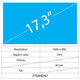 17.3 LCD Fat Glossy 40 pin HD+