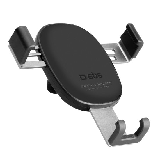 SBS - Gravity Car Holder, Universal Vent, crna